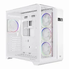 Gabinete Balam Rush Tank Expert Curve 7400 Midi Tower, Atx/micro-atx/mini-itx, 4x Ventiladores, Blanco Open Box