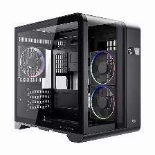 Gabinete Balam Rush Thank Expert Curve 6400, Mini-tower, Micro-atx/mini-itx, 3xventiladores, Negro