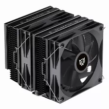 Disipador Balam Rush Hex90 12 Cm, 2000 Rpm, Negro