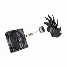 Disipador Balam Rush Hex90 12 Cm, 2000 Rpm, Negro