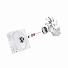 Disipador Balam Rush Hex90 12 Cm, 2000 Rpm, Blanco