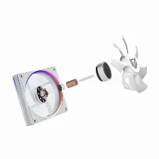 Disipador Balam Rush Heliux Pro Hex75 12 Cm, 2200 Rpm, Blanco