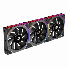 Ventilador Balam Rush Eolox Link Exl95 12 Cm, 1800 Rpm, Led ámbar, Azul, Verde, Rojo, Negro