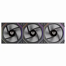 Ventilador Balam Rush Eolox Link Exl95 12 Cm, 1800 Rpm, Led ámbar, Azul, Verde, Rojo, Negro