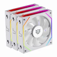 Kit 3 Ventiladores Balam Rush Exl95/120mm/ Pwm 4 Pin/rgb/blc (br-942096)