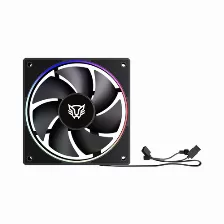 Ventilador Balam Rush Eolox Bora Exb85 12 Cm, 1600 Rpm, Led ámbar, Verde, Rojo, Azul, Negro