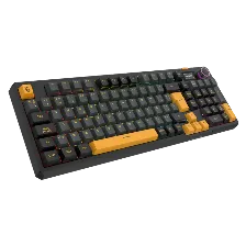 Teclado Balam Rush Mecanico Inalambrico Defeat Level Gk3, Espanol, Rgb, Negro