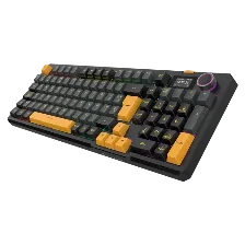 Teclado Balam Rush Mecanico Inalambrico Defeat Level Gk3, Espanol, Rgb, Negro