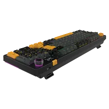 Teclado Balam Rush Mecanico Inalambrico Defeat Level Gk3, Espanol, Rgb, Negro