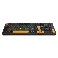 Teclado Balam Rush Mecanico Inalambrico Defeat Level Gk3, Espanol, Rgb, Negro