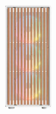 Gabinete Balam Rush Br-943970 Midi Tower, Psu No, Vent. 3x 120 Mm, Vent. 1x 120 Mm, Blanco, Madera