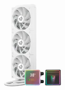 Enfriamiento Liquido Gamer Balam Rush Cryo Prism 360 Ice / 3 Ventiladores / 120mm / Rodamiento Ceramico / Argb / 67.5 Cfm / 1800 Rpm / Blanco / Br-944076