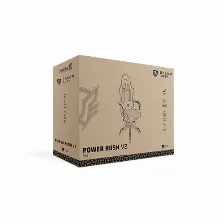 Silla Gamer Balam Rush Power Rush V2 / Ergonomica / Inclinacion 135 Grados / Mecanismo Mariposa / Max 120 Kg / Piston Clase 3 / Reposabrazoz Fijo / Azul-camel / Br-944496