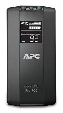 No Break Apc Back-ups Pro Br700g Lcd, 420w, 700va, Hasta 75mins Respaldo, 6 Contactos