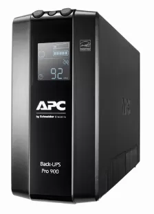 No Break Apc Br900mi 0.9 Kva / 540 W, Entrada 294 V, Salida 230 V, 6 Salidas Ac, Negro