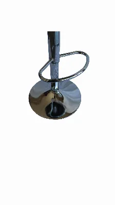 Banco Para Barra Modamob, Modelo Obsidian, Base Cromada, Piston Nivelacion Altura, Color Negro