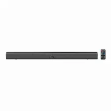 Barra De Sonido Steren Bsd-120 Usb, Bt, Inalámbrico, Negro