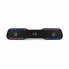 Bocina Vorago Start The Game Bsp-350 Bluetooth/3.5mm, Usb, Iluminacion Rgb, Negro