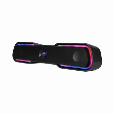 Bocina Vorago Start The Game Bsp-350 Bluetooth/3.5mm, Usb, Iluminacion Rgb, Negro