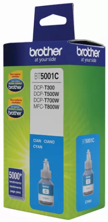 Cartucho De Tinta Brother Bt5001c Cyan, 5000 Paginas