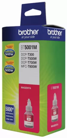 Cartucho De Tinta Brother Bt5001m, Magenta, 5000 Paginas, Dcp-t300 Dcp-t500w Dcp-t700 Wmfc-t800w