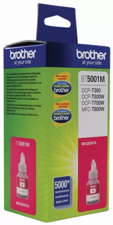 Cartucho De Tinta Brother Bt5001m, Magenta, 5000 Paginas, Dcp-t300 Dcp-t500w Dcp-t700 Wmfc-t800w
