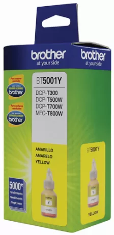 Cartucho De Tinta Brother Bt5001y, Amarillo, 5000 Paginas
