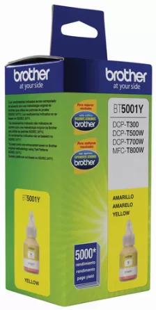 Cartucho De Tinta Brother Bt5001y, Amarillo, 5000 Paginas