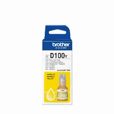 Botella De Tinta Brother Amarillo Btd100y, 48.8 Ml, Inkbenefit Tank, Original