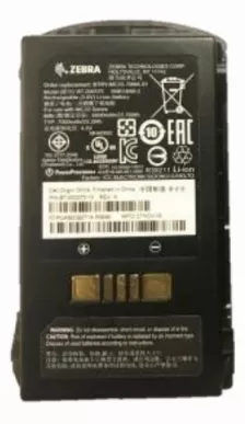 Bateria Zebra Btry-mc33-70ma-01 Ión De Litio, 7000 Mah, Negro