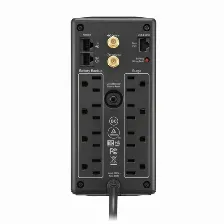 No Break Apc Bx1000m-lm60 1000va, 600w, Linea Interactiva, 8 Contactos