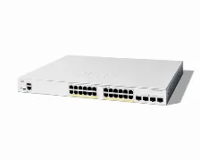 Switch Cisco C1200-24fp-4x Gestionado, L2/l3, Rj-45 24, Gigabit Ethernet (10/100/1000), Blanco