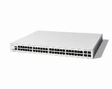 Switch Cisco C1200-48t-4g Gestionado, L2/l3, Rj-45 48, Gigabit Ethernet (10/100/1000), Blanco
