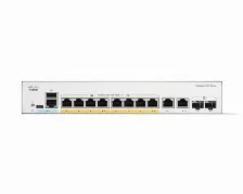 Switch Cisco C1200-8fp-2g Gestionado, L2/l3, Rj-45 8, Gigabit Ethernet (10/100/1000), Blanco
