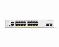 Switch Cisco C1300-16fp-2g Gestionado, L2/l3, Rj-45 16, Gigabit Ethernet (10/100/1000), Blanco
