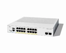 Switch Cisco C1300-16p-2g Gestionado, L2/l3, Rj-45 16, Gigabit Ethernet (10/100/1000), Blanco