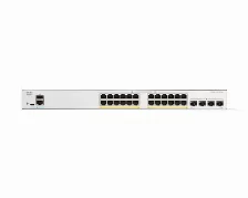 Switch Cisco Catalyst 1300 Gestionado, L2/l3, Rj-45 24, Gigabit Ethernet (10/100/1000), 24 Poe, Gris