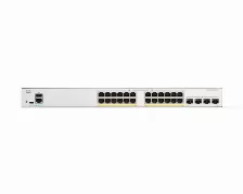 Switch Cisco Catalyst 1300 Gestionado, L2/l3, Rj-45 24, Gigabit Ethernet (10/100/1000), 24 Poe, Gris