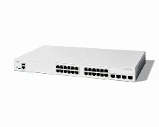 Switch Cisco C1300-24t-4x Gestionado, L2/l3, Rj-45 24, Gigabit Ethernet (10/100/1000), Blanco