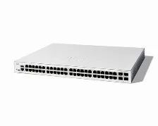 Switch Cisco C1300-48t-4g Gestionado, L2/l3, Rj-45 48, Gigabit Ethernet (10/100/1000), Blanco
