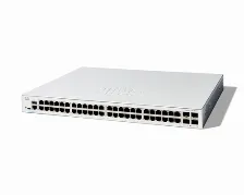 Switch Cisco C1300-48t-4x Gestionado, L2/l3, Rj-45 48, Gigabit Ethernet (10/100/1000), Blanco