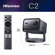 Laser Cinema Hisense C2 4k Dpl, Os Vidaa De 65 A 300 Pulgadas