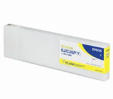 Cartucho De Tinta Epson Sjic26p(y) Original, Amarillo, 294.3 Ml