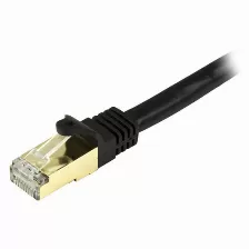 Patchord Startech.com Cat6a, 3.7 M, Negro