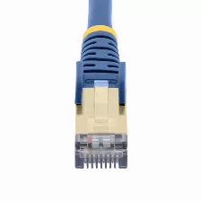 Cable De Red Startech.com Cable De 6m De Red Ethernet Rj45 Cat6 Blindado Stp - Cable Sin Enganche Snagless – Azul, 6.1 M, Cat6a, Rj-45, Rj-45, Azul