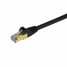 Patchord Startech.com Cat6a, 1.5 M, Negro