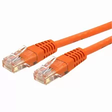 Patchord Startech.com Cat6, 10.7 M, U/utp (utp), Naranja