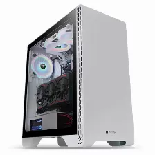 Gabinete Thermaltake S300 Tg Snow, Ventana Lateral, 1x Vent. 120mm, Blanco