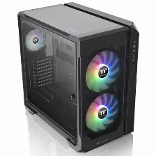 Gabinete Thermaltake View 51 Tg Argb, Ventana Lateral, 3x Ventiladores Argb, Negro