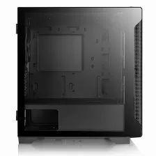 Gabinete Thermaltake S100 Tg, Micro Tower, Ventana Lateral, 1x Ventilador, Negro